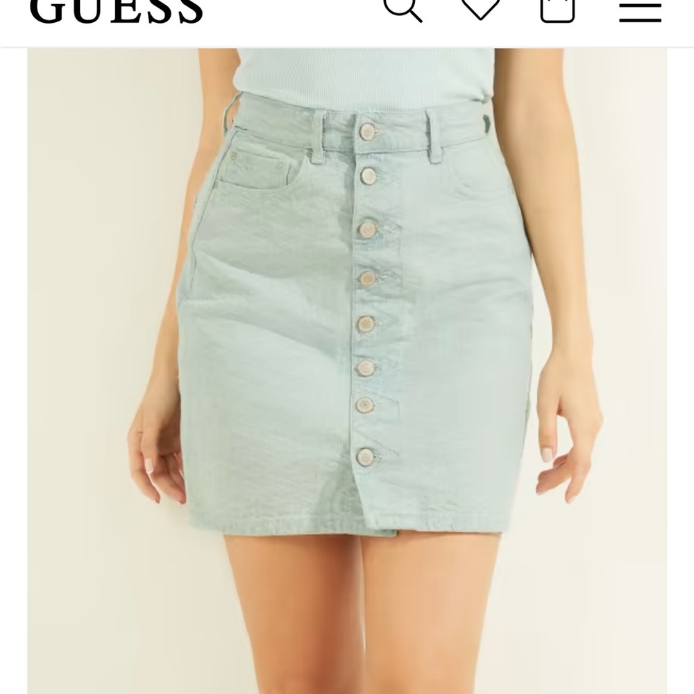 Jean skirt too small  for me still has the tags
